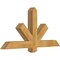 Ekena Millwork Kennewick Rough Sawn Timber Gable Bracket, Western Red Cedar, 48"W x 24"H x 4"D x 4"F, 12/12 Pitch GBW048X24X0404KEN00RWR - alternate 3